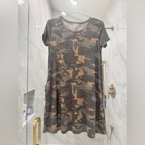 Camouflage T-Shirt Dress